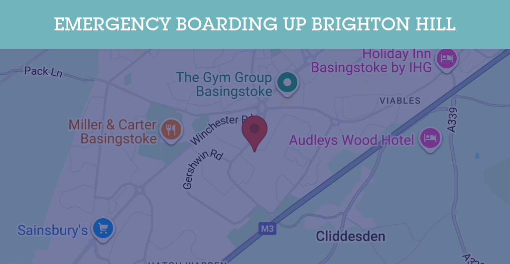 Emergency Boarding Up Services in Brighton Hill - RG postcode