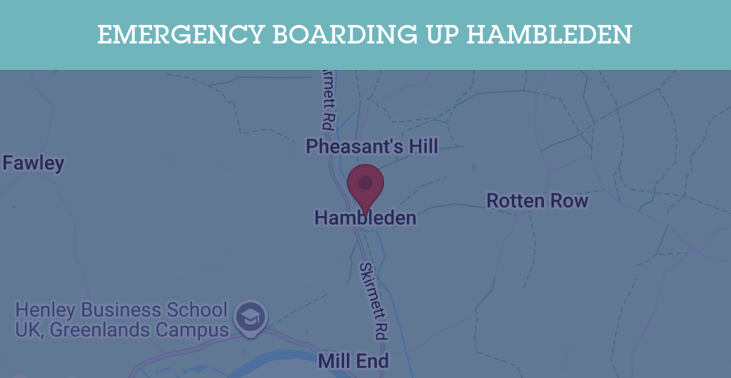 Emergency Boarding Up Services in Hambleden - RG postcode