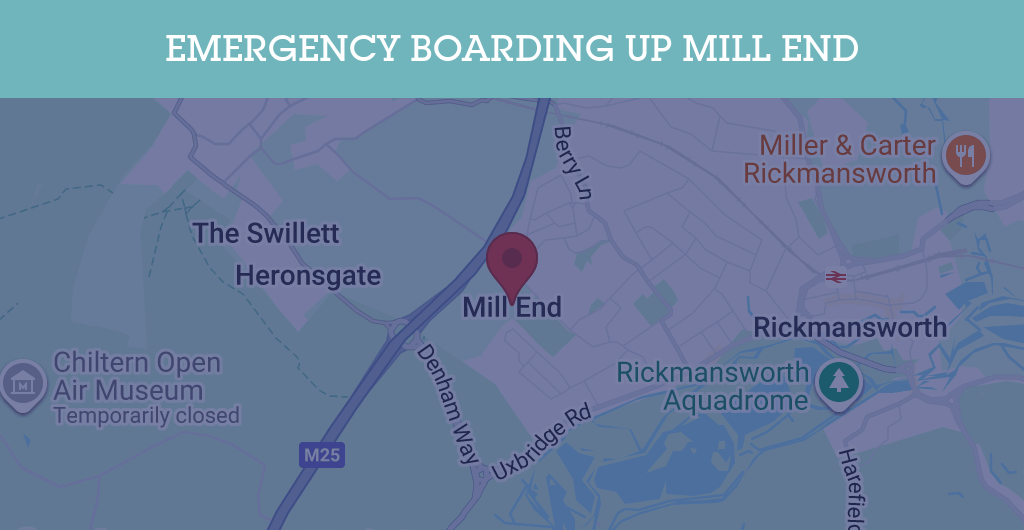 Emergency Boarding Up Services in Mill End - RG postcode