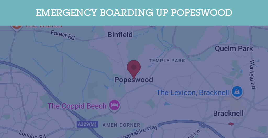 Emergency Boarding Up Services in Popeswood - RG postcode