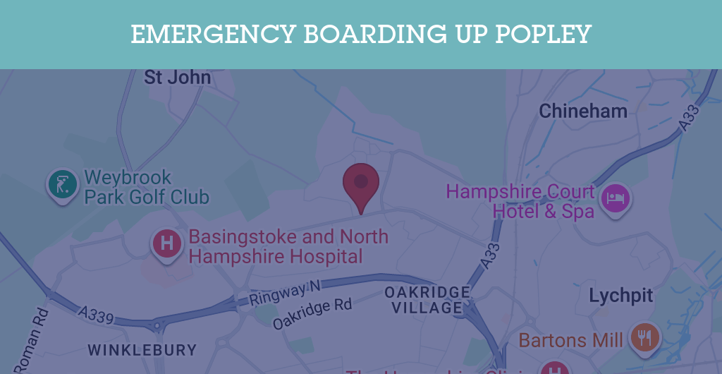Emergency Boarding Up Services in Popley - RG postcode